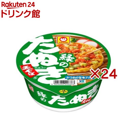 マルちゃん 緑のたぬき天そば 東 ケース(12個入×2セット(1個101g))【マルちゃん】