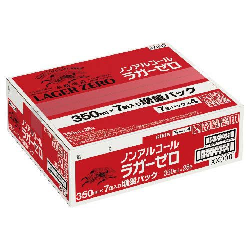 【企画品】キリン 本格醸造 ラガーゼロ ノンアルコール 増量ケース(350ml×28本入)【ラガーゼロ】 2