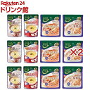 からだシフト 糖質コントロール お粥2種 & 満足スープ2種アソート(12個セット×2セット)【からだシフト】
