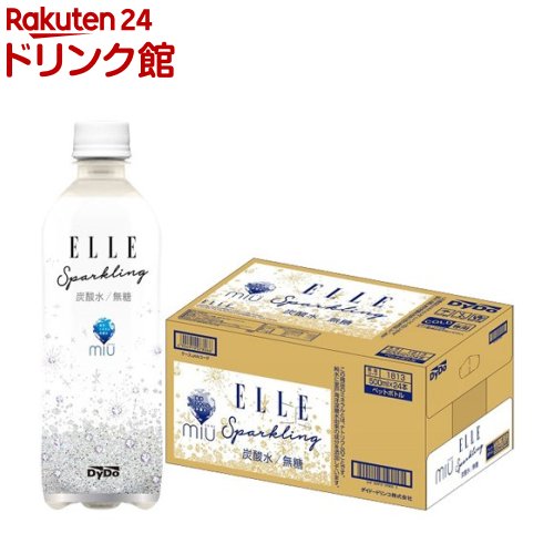 エル*ミウ スパークリング(500ml*24本入)【ダイドー】
