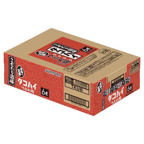 こだわり酒場のタコハイ つぶれ梅(350ml×24本)