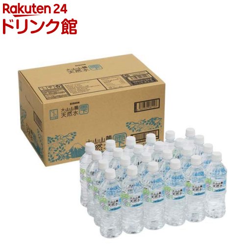 大山山麓の雫(500ml×24本)【永伸商事】[水 天然水 ミネラルウォーター PET まとめ...