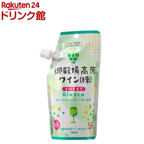 乐天商城 - 御殿場高原ワイン SWEET BIANCO(180ml×24袋)