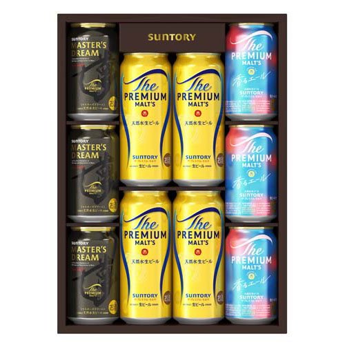 サントリー ビール ギフト BMESEN ザ・プレミアム・モルツ 3種セット 父の日 中元(4セット)【ザ・プレミアム・モルツ(プレモル)】