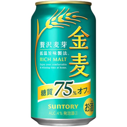 【発泡酒】サントリー 金麦 糖質75％オフ(350ml*24本入)【2shdrk】【金麦糖質オフ】[発泡酒 金麦オフ] soukaidrink-10006106 楽天24 ドリンク館 サンプル画像2