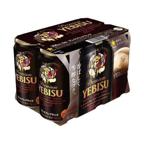 サッポロ エビス プレミアムブラック 缶(350ml*24本入)【ヱビスビール】[ビール 黒...