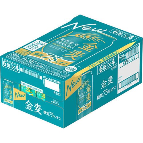 サントリー 金麦 糖質75％オフ(500ml*24本入)【金麦糖質オフ】[新ジャンル 第3のビール 発泡酒 金麦オフ] 3