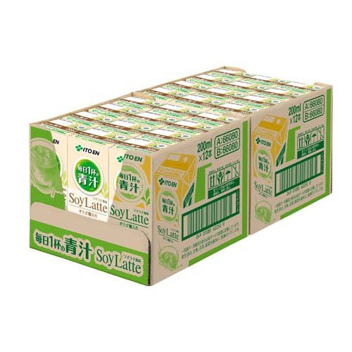 伊藤園 毎日1杯の青汁 ソイラテ風味 紙パック(200ml*48本セット)【毎日1杯の青汁】