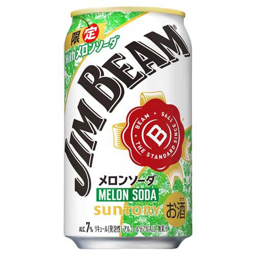 楽天24 ドリンク館のジムビーム Withメロンソーダ 缶(24本入×2セット(1本350ml))｜アングル2