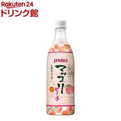 JINRO マッコリ ピーチ 4度(750ml*12本入)【眞露(JINRO)】