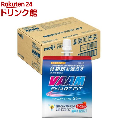 ヴァーム スマートフィットゼリー アップル風味 ケース(180g*24袋入)【ヴァーム(VAAM)】のサムネイル