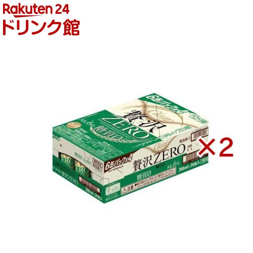 クリアアサヒ 贅沢ゼロ 缶(24本入×2セット(1本350ml))【クリアアサヒ贅沢ゼロ】[アサヒビール/新ジャンル/贅沢ゼロ/クリアアサヒ]