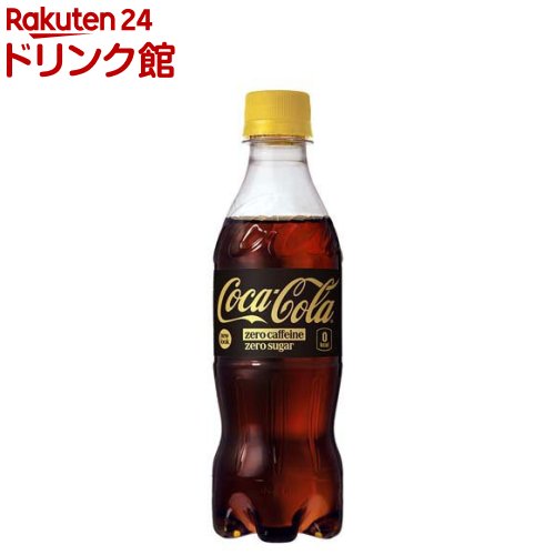 樂天商城 - コカ・コーラ ゼロカフェイン PET(350ml×24本)【コカコーラ(Coca-Cola)】
