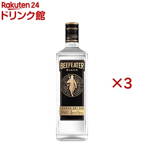 乐天商城 - ビーフィーターブラック 瓶(700ml×3セット)