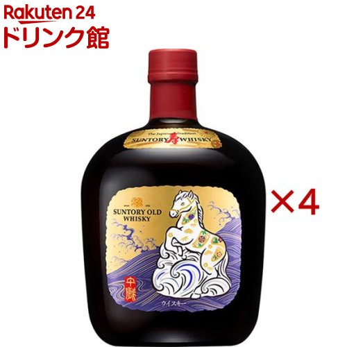 サントリー ウイスキーオールド 午歳ラベル 瓶(700ml×4セット)
