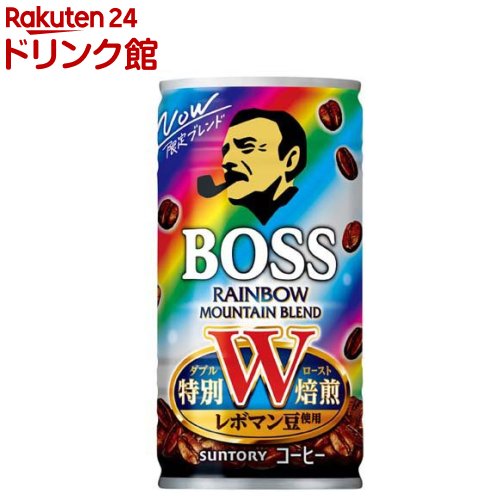 ボス レインボーマウンテンブレンド 185g*30本入 【ボス】[缶コーヒー]