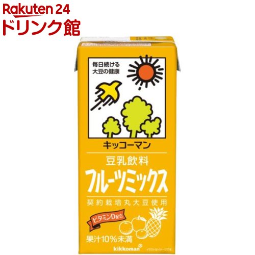 キッコーマン 豆乳飲料 フルーツミックス(1L*6本入)【キッコーマン】[たんぱく質]