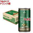 神戸居留地 厳選素材 国産生姜のジンジャーエール 缶 炭酸飲料(20本入×2セット(1本185ml))【神戸居留地】