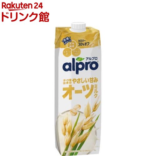 アルプロ たっぷり食物繊維 オーツミルク オーツ麦の甘さだけ(1000ml*6本入)