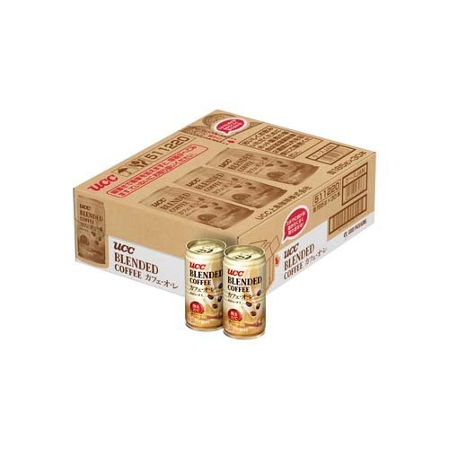 UCC ブレンドコーヒー カフェ・オ・レ カロリーオフ(185g*30本入)【UCC ブレンドコーヒー】[アイスコーヒー 缶コーヒー カフェオレ 微糖 ケース] soukaidrink-10010681 楽天24 ドリンク館 サンプル画像2