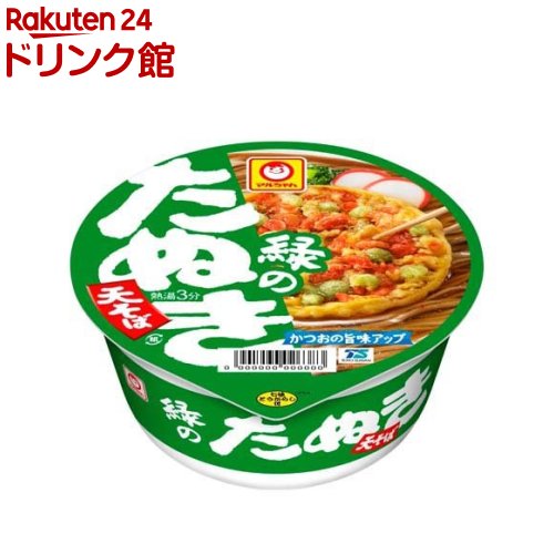 マルちゃん 緑のたぬき天そば 東 ケース(101g*12個入)【マルちゃん】[インスタント和風カップ麺 そば ..