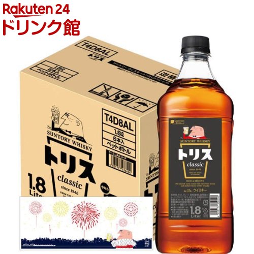 【企画品】トリス クラシック アンクルトリスオリジナル手ぬぐい6個付(1800ml×6本) 【企画品】トリス クラシック アンクルトリスオリジナル手ぬぐい6個付(1800ml×6本)