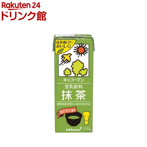 キッコーマン 豆乳飲料 抹茶(200ml*18本入)