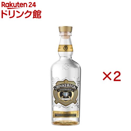 お店TOP＞アルコール飲料＞アルコール飲料 その他＞シーバスリーガル クリスタルゴールド (700ml×2セット)【シーバスリーガル クリスタルゴールドの商品詳細】●「シーバスリーガル クリスタルゴールド」は、スコッチウイスキーとして世界的に名高い同ブランドの常識を覆した商品でした。●特別に設計されたブレンドを先駆的なろ過工程で磨き上げ、ブランドのシグネチャースタイルとクラフトマンシップを保ちながら、驚くほどのスムースさとクリスタルのような透明感を実現しています。●シーバスリーガルはそのブレンディング技術を活かして、クラフツマンシップと伝統を再定義する蒸留酒を生み出しました。●温度・ろ過流量・アルコール度数のバランスを取るためのろ過プロセスを採用し、特注のオーク樽で熟成された黄金色のスコットランドの蒸留酒を、無色透明へと変えました。●オーク樽熟成スピリッツの奥行きある味わいと、スピリッツならではのミクサビリティが融合した本商品は、フレッシュで洗練された味わいを求める夕暮れ時のシーンに最適。●ストレートやロックはもちろん、ホワイトスピリッツに代わる選択肢としてカクテルシーンに可能性を広げます。★テイスティングノート●アロマ：アップルパイ、バニラファッジ、クリーミーなバタースコッチ、オレンジピールのニュアンス●味わい：甘い赤リンゴ、ジューシーな洋ナシ、シナモンとジンジャーの温かなほのめき●フィニッシュ：滑らかで甘くほのかにスパイシー★おすすめの飲み方●CHIVAS REGAL CRYSTALGOLD FASHIONED(クリスタルゴールド ファッションド)●シーバスリーガル クリスタルゴールド：60 ml ●シュガーシロップ：10 ml ●ビターズ：2 滴●飾り用：オレンジの皮とローズマリーの若芽 ★作り方●グラスに氷(クラッシュアイス)を入れます。●すべての材料をグラスに注ぎます。●グラスが冷たくなるまでステア。オレンジの皮とローズマリーの若芽を飾って出来上がり。※本製品は、日本の酒税法上「ウイスキー」に分類され、その表示が義務付けられていますが英国の規制に基づく分類では「スピリット・ドリンク」となります。●アルコール度数：40度【召し上がり方】トニックウオーター割やオールドファッションドなどのウイスキーカクテルに【品名・名称】ウイスキー【シーバスリーガル クリスタルゴールドの原材料】モルト、グレーン【栄養成分】記載なし【アレルギー物質】記載なし【保存方法】直射日光を避け、温度差の少ない、乾燥しすぎない冷暗な場所で保存。強いにおいのものとは一緒にしないでください。【注意事項】・飲酒は20歳を過ぎてから。・飲酒運転は法律で禁止されています。・妊娠中や授乳期の飲酒は、胎児・乳児の発育に悪影響を与えるおそれがあります。・お酒は適量を。【原産国】スコットランド【ブランド】シーバスリーガル (CHIVAS REGAL)【発売元、製造元、輸入元又は販売元】ペルノ・リカール・ジャパン20歳未満の方は、お酒をお買い上げいただけません。お酒は20歳になってから。※説明文は単品の内容です。リニューアルに伴い、パッケージ・内容等予告なく変更する場合がございます。予めご了承ください。・単品JAN：5000299643105ペルノ・リカール・ジャパン東京都文京区後楽2-6-103-5802-2756広告文責：楽天グループ株式会社電話：050-5306-1825[アルコール飲料/ブランド：シーバスリーガル (CHIVAS REGAL)/]