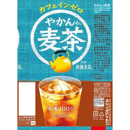 やかんの麦茶 from 一 (はじめ)(650ml*48本セット)