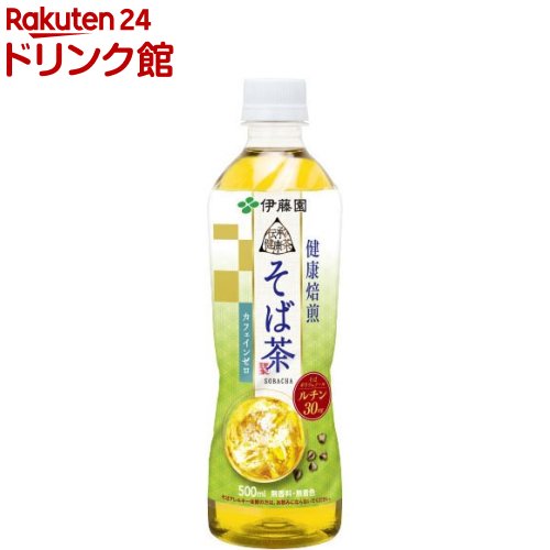 伊藤園 伝承の健康茶 健康焙煎 そば茶(500ml*24本)【伝承の健康茶】