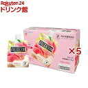 クラッシュタイプの蒟蒻畑ライト もも味(6個入×5セット(1個150g))【蒟蒻畑】