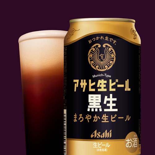 アサヒ 生ビール 黒生 缶(350ml*24本入)【マルエフ】[アサヒビール/ビール/マルエ...