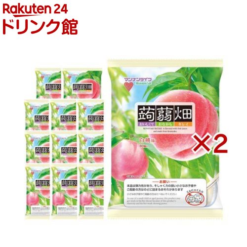 蒟蒻畑白桃味(12袋入×2セット)【蒟蒻畑】[こんにゃくゼリー おやつ まとめ買い 気分転換 お弁当]