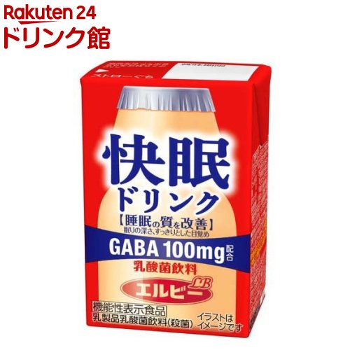 快眠ドリンク 乳酸菌飲料(125ml*24本入)【エルビー飲料】