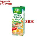 農協 野菜Days 野菜＆フルーツ100％(200ml 36本セット)