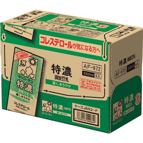 キッコーマン 特濃調製豆乳(1L*12本セット)【キッコーマン】[トクホ(特定保健用食...