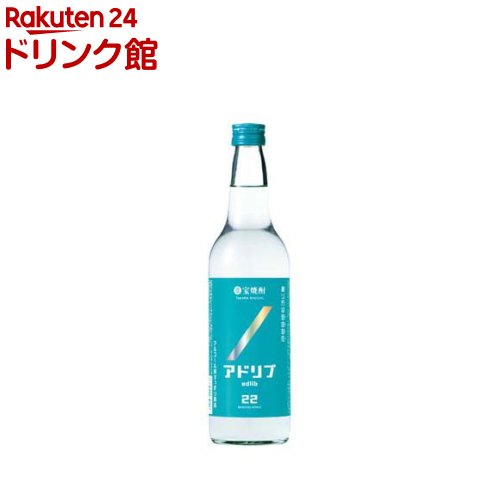 お店TOP＞アルコール飲料＞アルコール飲料 その他＞宝焼酎アドリブ22度 (600ml×12本入)【宝焼酎アドリブ22度の商品詳細】●アルコール感がすっきりしており、クセの少ない飲みやすさを実現。●クセが少ないため、さまざまなドリンクに合わせてお楽しみいただけます。●割り方は自由自在で、お好みの飲み方で楽しめるお酒。●アルコール度数：22度【品名・名称】宝焼酎【宝焼酎アドリブ22度の原材料】サトウキビ糖蜜、トウモロコシ【栄養成分】100ml当たりエネルギー：122kcal、たんぱく質：0g、脂質：0g、炭水化物：0g(糖質：0g、食物繊維：0g)、食塩相当量：0g【保存方法】常温【発売元、製造元、輸入元又は販売元】宝酒造20歳未満の方は、お酒をお買い上げいただけません。お酒は20歳になってから。リニューアルに伴い、パッケージ・内容等予告なく変更する場合がございます。予めご了承ください。宝酒造612-8061 京都府京都市伏見区竹中町609075-241-5111広告文責：楽天グループ株式会社電話：050-5306-1825[アルコール飲料]
