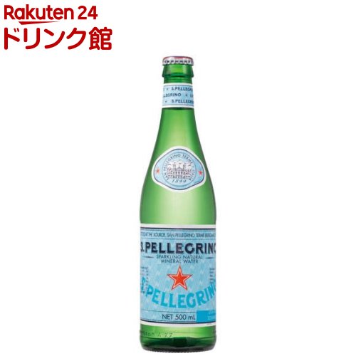 乐天商城 - サンペレグリノ 炭酸水 瓶(500ml×24本)【サンペレグリノ(s.pellegrino)】