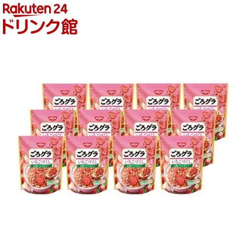 ごろグラいちごづくし(320g×12セット)【ごろっとグラノーラ】