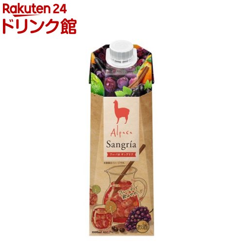 乐天商城 - 【企画品】サンタ・ヘレナ・アルパカ・サングリア(1000ml)【アルパカ】[アサヒビール/ワイン/アルパカ]