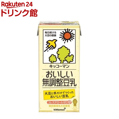 キッコーマン おいしい無調整豆乳(1L 6本入)【キッコーマン】 たんぱく質