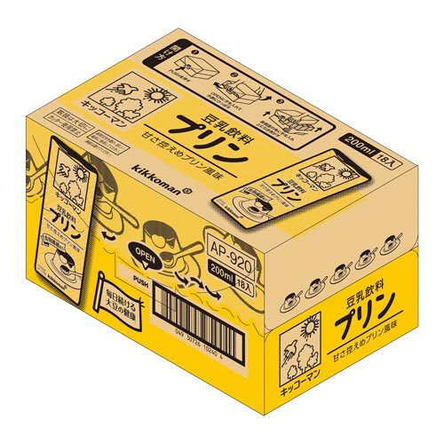 キッコーマン 豆乳飲料 プリン(18本入×2セット(1本200ml))【キッコーマン】