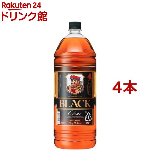 ブラックニッカクリア ペットボトル(4000ml*4本セット)