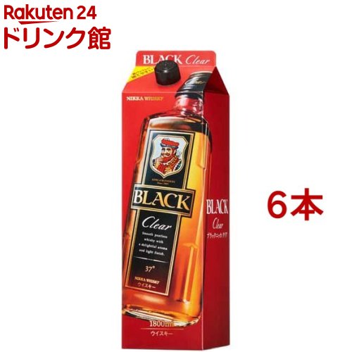 ブラックニッカクリア 紙パック(1800ml*6本セット)