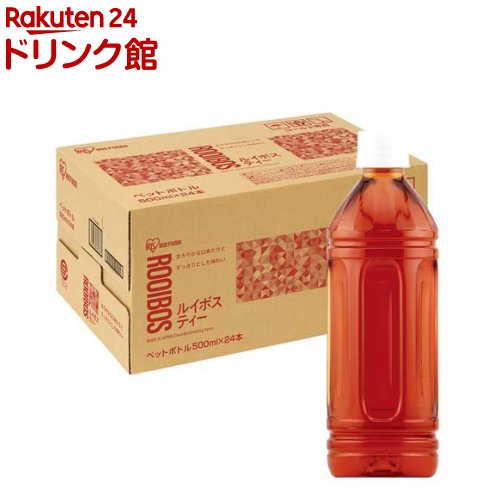 アイリス ルイボス茶 ラベルレス ペットボトル(500ml×24本)【アイリスお茶】[茶 500ml 24本 1ケース 箱買い アイリスオーヤマ]のサムネイル