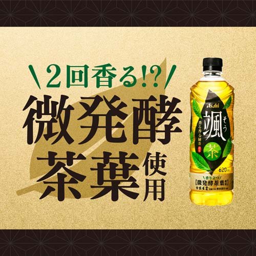 【訳あり】アサヒ 颯(そう) 緑茶 ペットボトル(620ml*24本入)【颯】[お茶 緑茶] 2