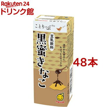 ことりっぷ 豆乳飲料 黒蜜きなこ(200ml*12本入*2コセット)【マルサン】