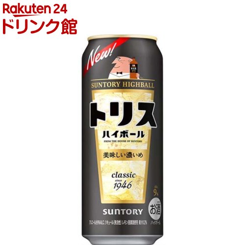 サントリー ハイボール トリスハイボール 缶 濃いめ 9%(500ml*24本)