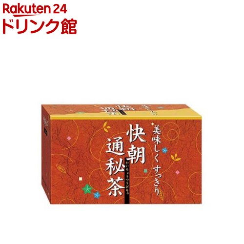 お店TOP＞快朝通秘茶 (5g*54包入)【快朝通秘茶の商品詳細】●おなかにうれしい“冬葵葉”配合。●毎日安心して飲めるノンカフェイン、食品添加物不使用の健康茶。【召し上がり方】マグカップまたは急須にティーバッグ1袋を入れて、熱湯200ccを注いで3〜5分間。1日、1〜2ティーバッグがおいしい目安です。【快朝通秘茶の原材料】えびす草の種子、センナ茎(食用部位)、どくだみ、はとむぎ、玄米、さんざし、キダチアロエ、冬葵葉、オオバコ、山扁豆葉、高麗人参エキス、霊芝【原産国】日本【ブランド】昭和製薬【発売元、製造元、輸入元又は販売元】昭和製薬リニューアルに伴い、パッケージ・内容等予告なく変更する場合がございます。予めご了承ください。昭和製薬愛知県豊橋市天伯町字西雲雀ヶ丘4番地の20120-79-7474広告文責：楽天グループ株式会社電話：050-5306-1825[ダイエット食品/ブランド：昭和製薬/]