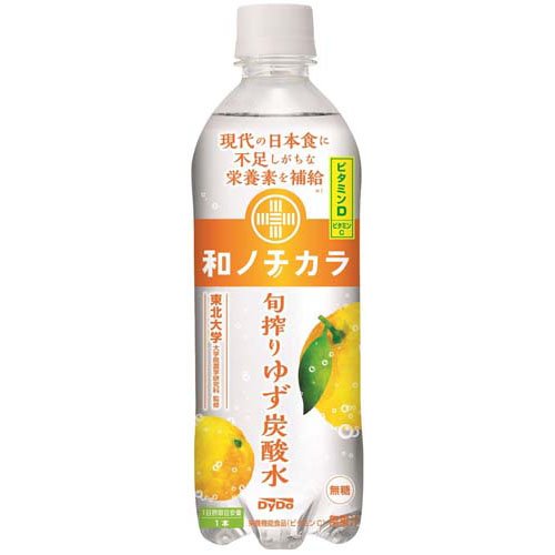 和ノチカラ 旬搾りゆず炭酸水(500ml*24本入)